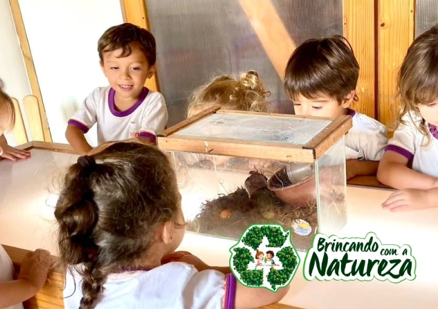 Ciências com o brincando com a natureza